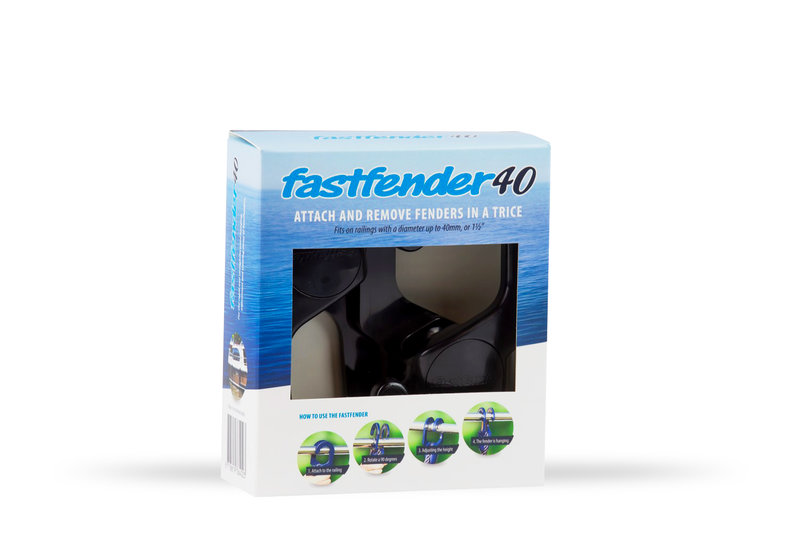 Fastfender 40 Black - packing unit for boat fender hangers